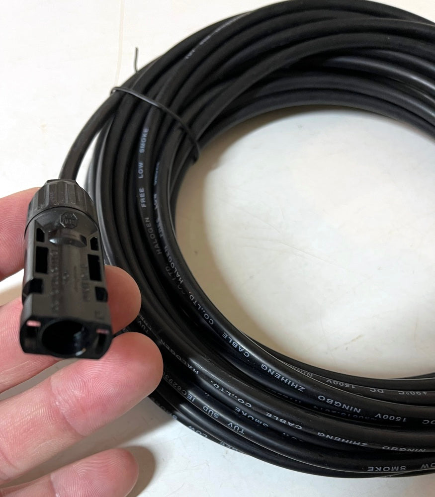 Solar Panel Pre-Made Cables With MC4 Plugs