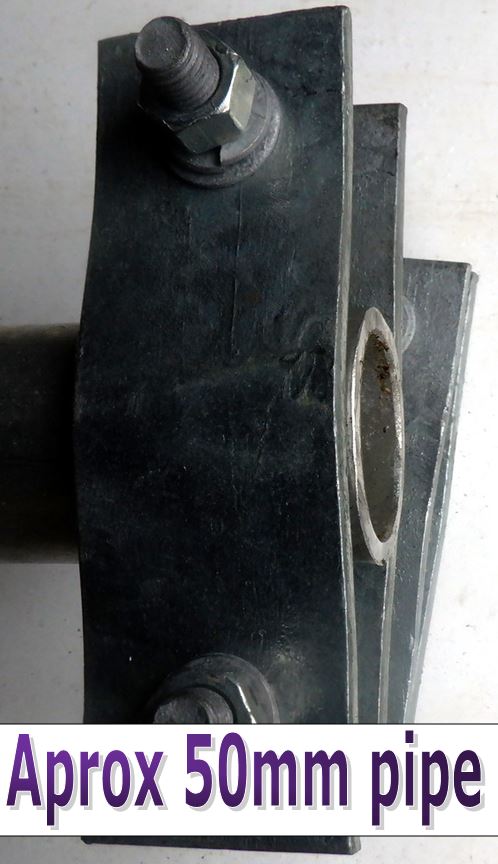 Base Station Antenna Mount Mast Extension or Vertical Mounting Antennas Heavy Duty Made