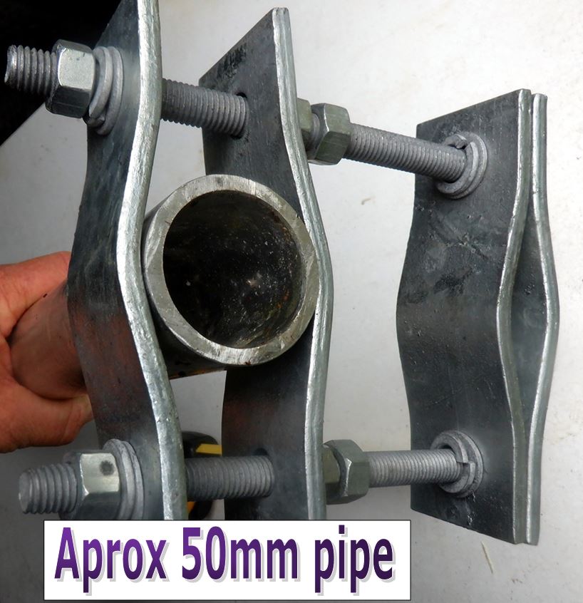 Base Station Antenna Mount Mast Extension or Vertical Mounting Antennas Heavy Duty Made