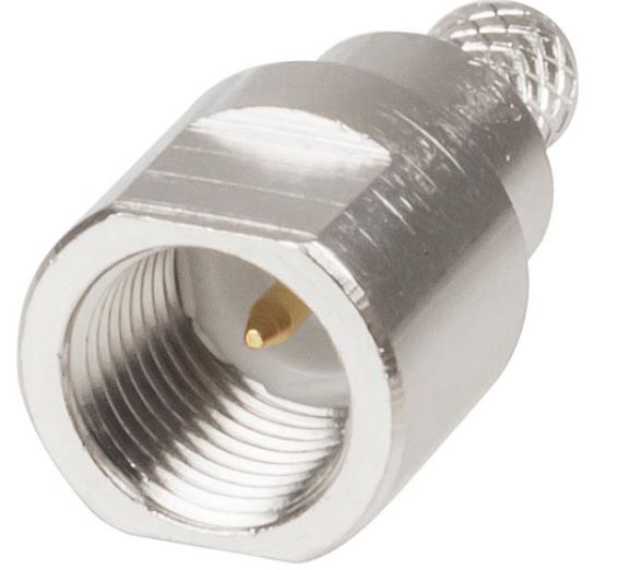 Coax Plug Crimp/Solder FME-Male To RG58 Cable #66