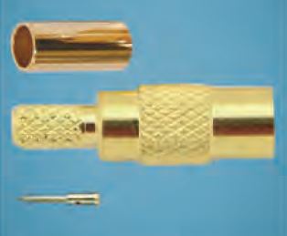 Coax Plug Crimp MCX Female to RG58 Cable