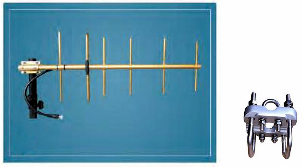 Base Antenna 430 - 480Mhz 6 Element UHF CB - RF Link Yagi - Amateur Ham Radio