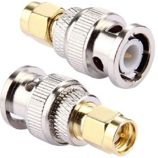 Coax Adapter SMA Male to BNC Male