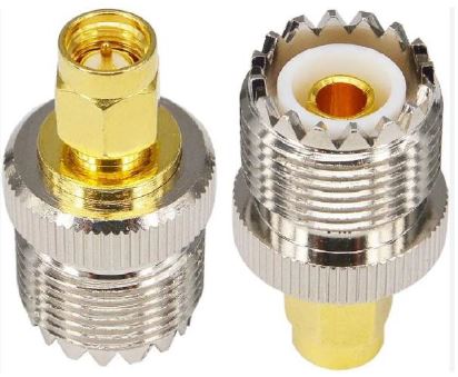 Coax Adapter SMA Male to S0239 UHF Female