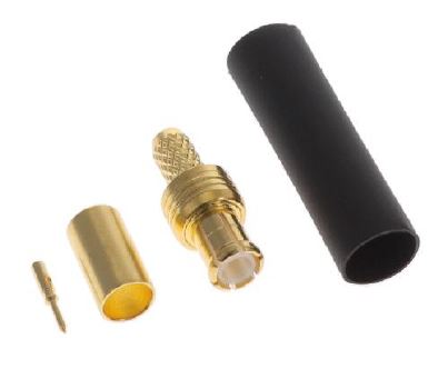 Coax Plug Crimp MCX Connector to RG58 Cable