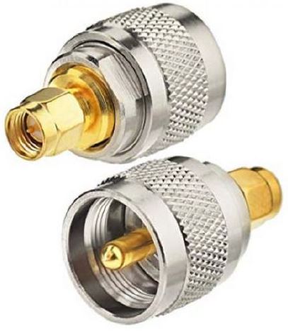 Coax Adapter SMA Male to UHF Male (PL259)