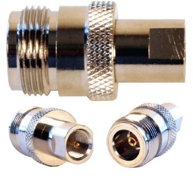 Coax Adapter N Type Female to FME Male