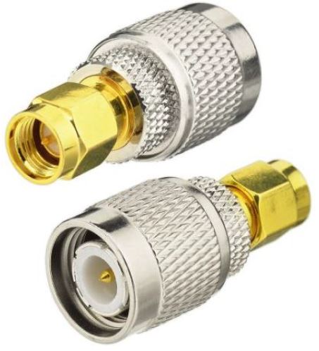 Coax Adapter SMA Male to TNC Male