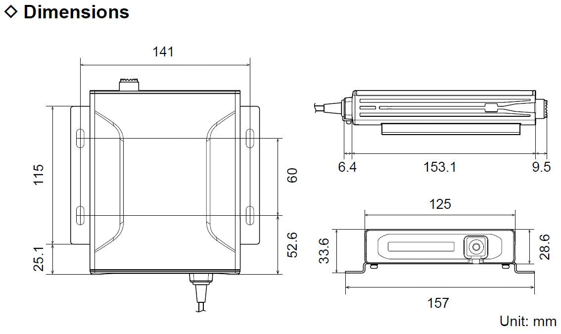 UHF CB Radio - Icom IC-455 - 476-477Mhz + Antenna KIT