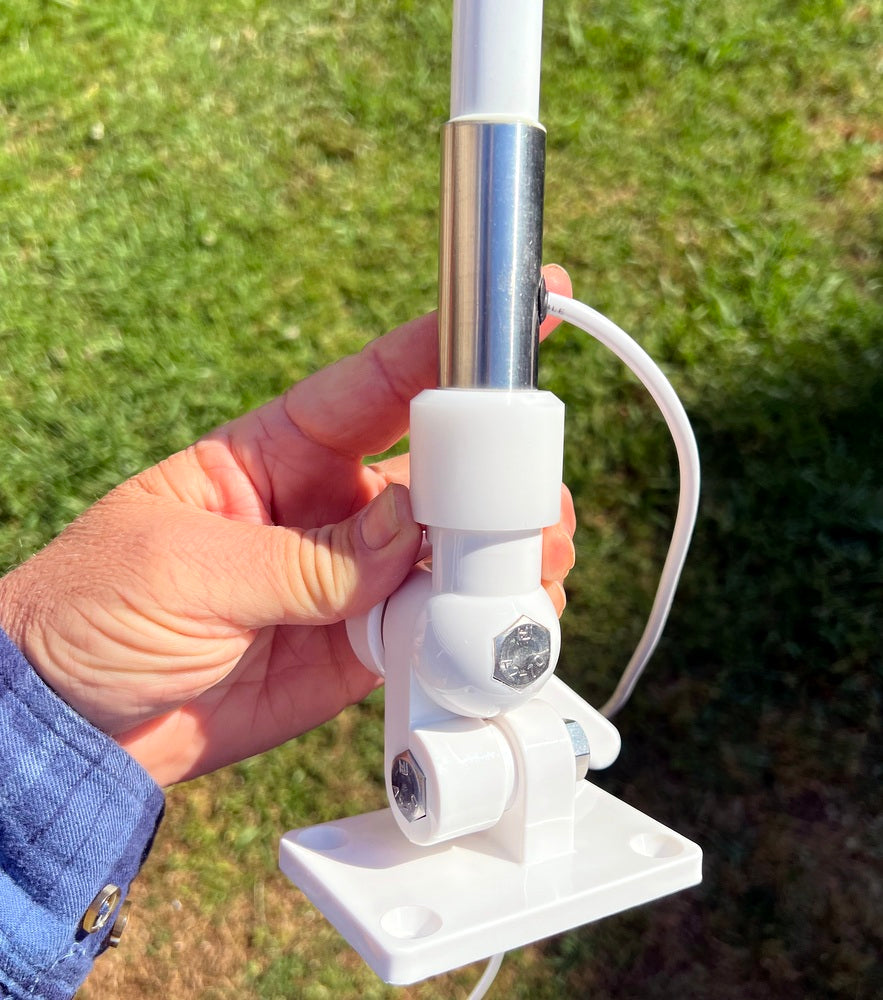 All Band Marine Mobile Phone Antenna Complete with Ratchet Mount, Lead and Plug