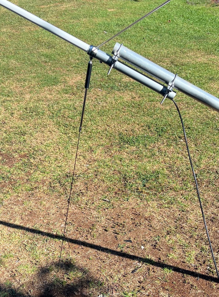 Tri-Band Base Antenna 50Mhz, 144Mhz & 433Mhz - 2 x Sections 2.5Mtr - Amateur - Ham Radio