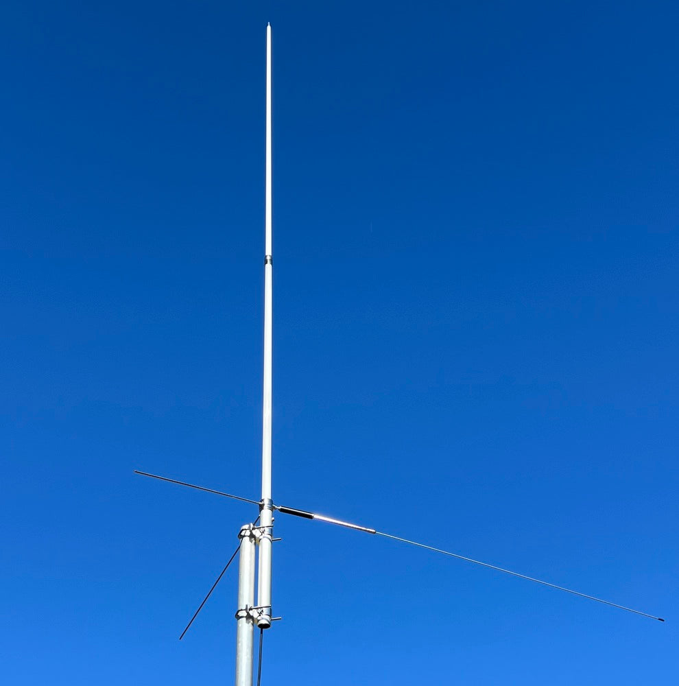 Tri-Band Base Antenna 50Mhz, 144Mhz & 433Mhz - 2 x Sections 2.5Mtr - Amateur - Ham Radio
