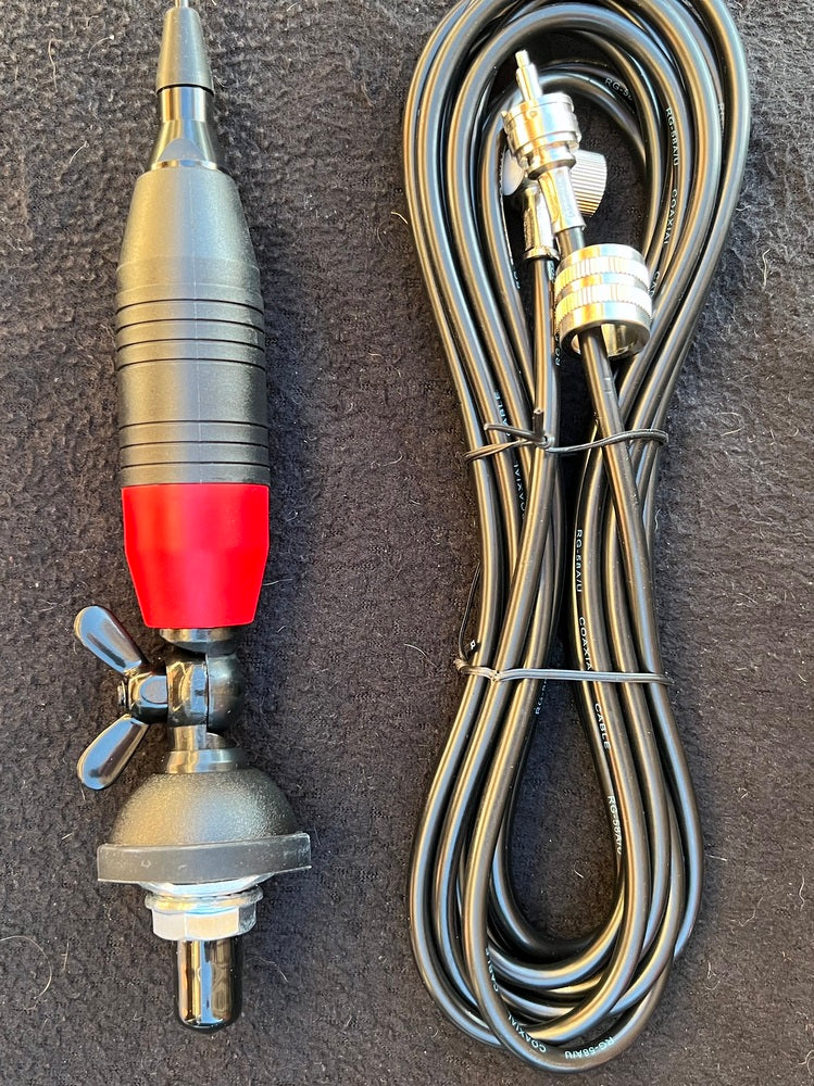 26-28Mhz CB Antenna 1.40 Meters Long Tilt Base + 4.5mtr cable + PL259 Standard Plug