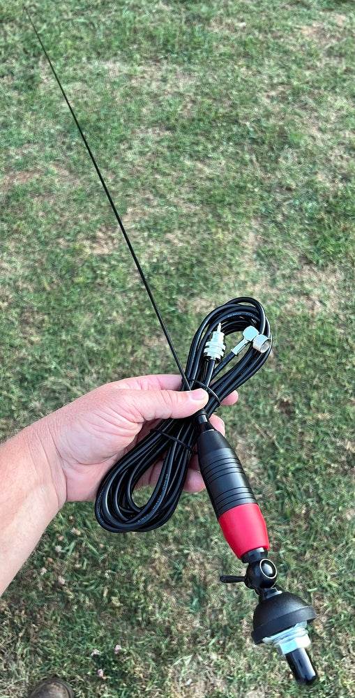 26-28Mhz CB Antenna 1.40 Meters Long Tilt Base + 4.5mtr cable + PL259 Standard Plug