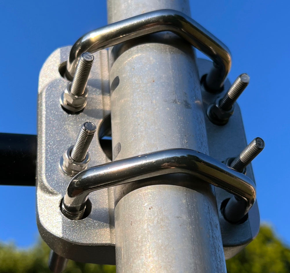 Base Station Antenna Crossover Mount - U-Bolts
