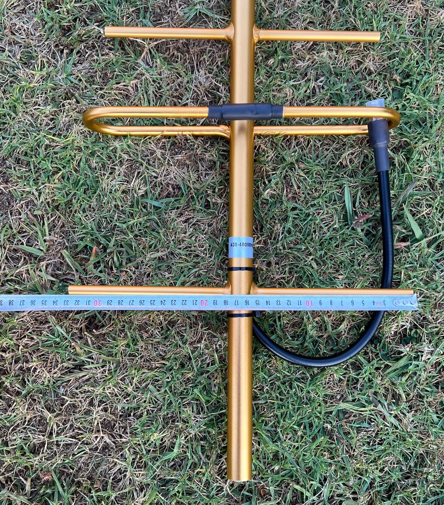 Base Antenna 430 - 480Mhz 6 Element UHF CB - RF Link Yagi - Amateur Ham Radio