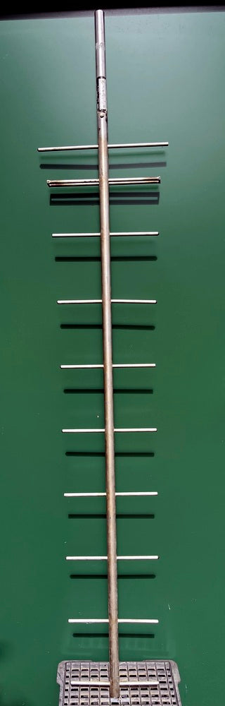 Base Antenna Stainless Steel UHF 10 Element Yagi - 2nd - Used - PICK UP ONLY DUE TO SIZE