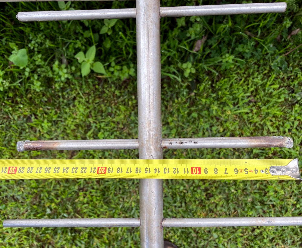 Base Antenna Stainless Steel UHF 10 Element Yagi - 2nd - Used - PICK UP ONLY DUE TO SIZE