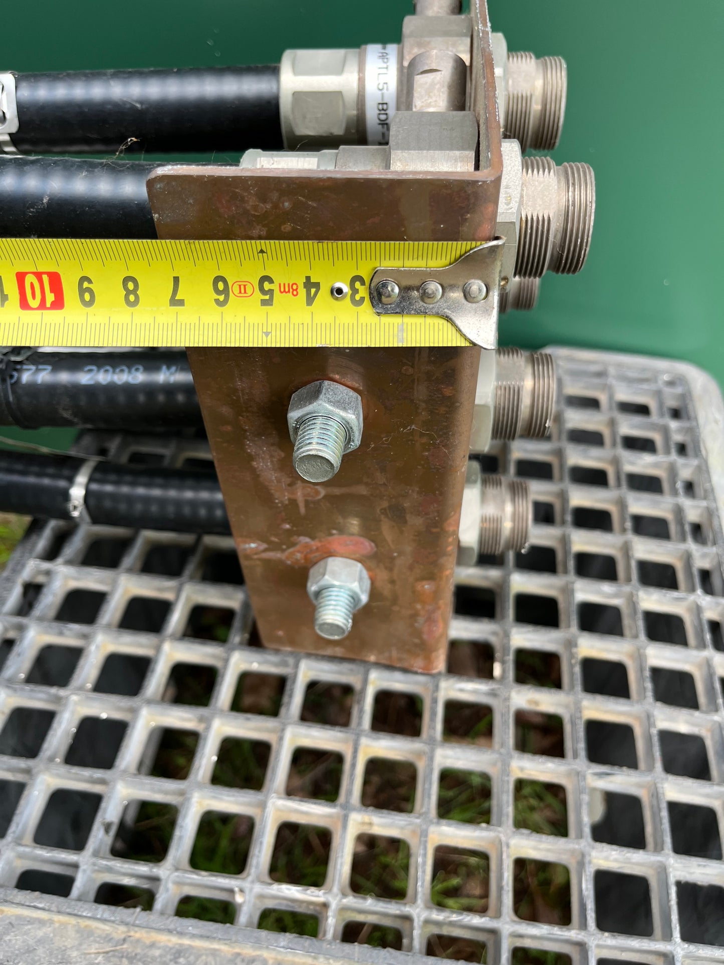 2nd Used - Lightning Copper Grounding Plate Cable And Connectors Included