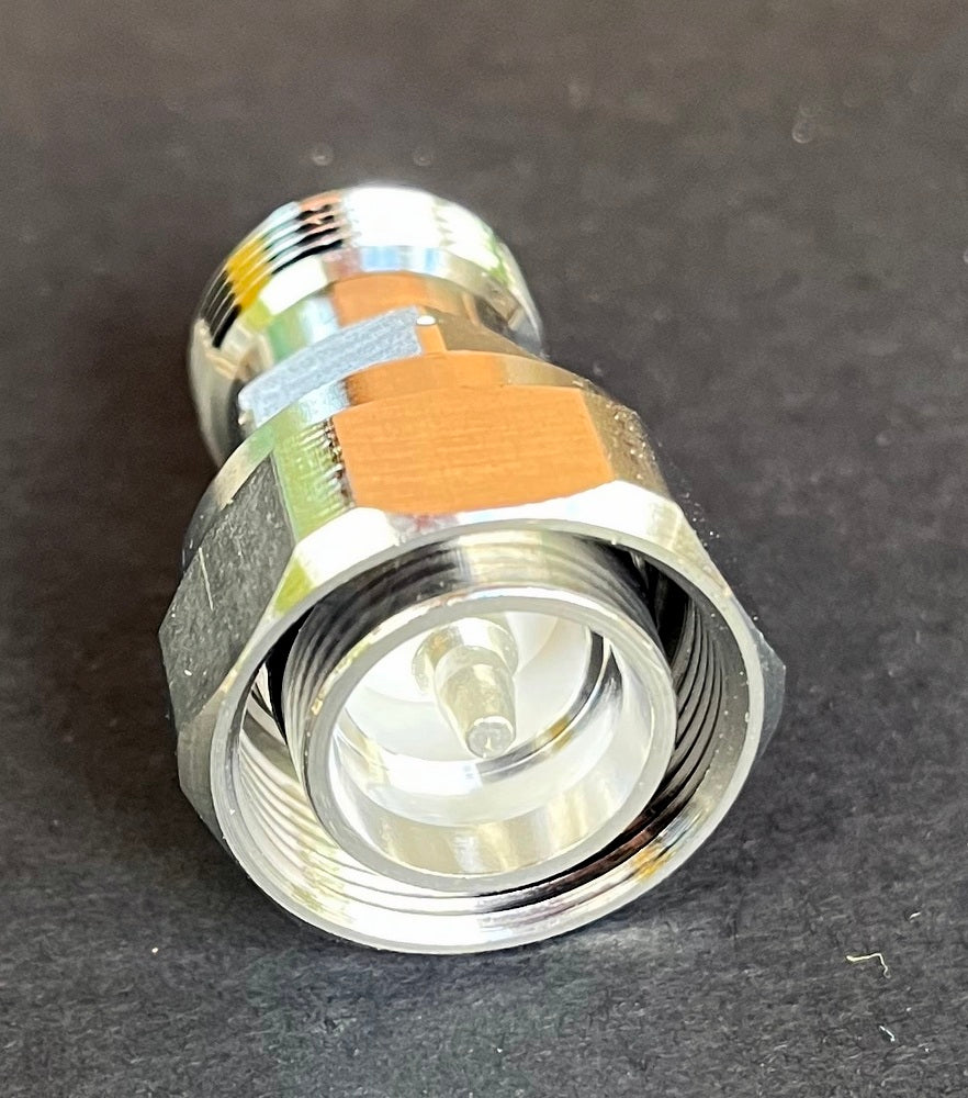 Coax Adapter N Type Female to 4.3-10 Male DIN - RFI PIM Base Antenna Adaptor A43-102