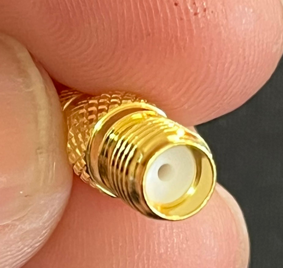 SMA Female Connector Plug RG58 Coax Crimp and Solder SMA186