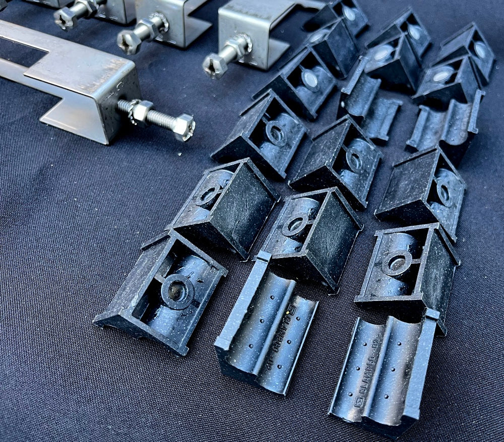 No5 Stainless Steel Cable Support Kits - Cable Hangers - Grips - Andrew KwikClamp