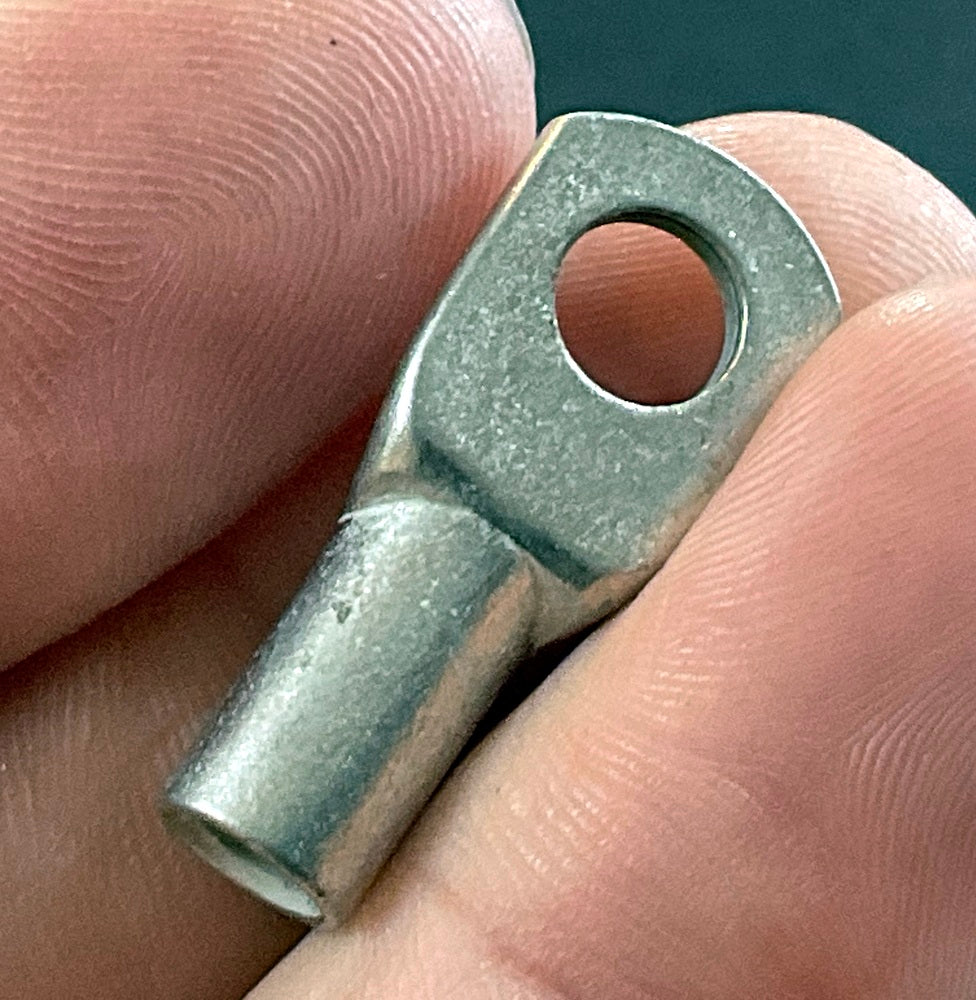 10mm Cable x 6mm Hole Power Cable Lug - Sold As A Pack Of 10 Lugs