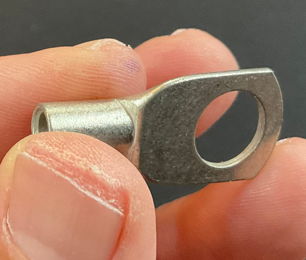 10mm Cable x 10mm Hole Power Cable Lug - Sold As A Pack Of 10 Lugs