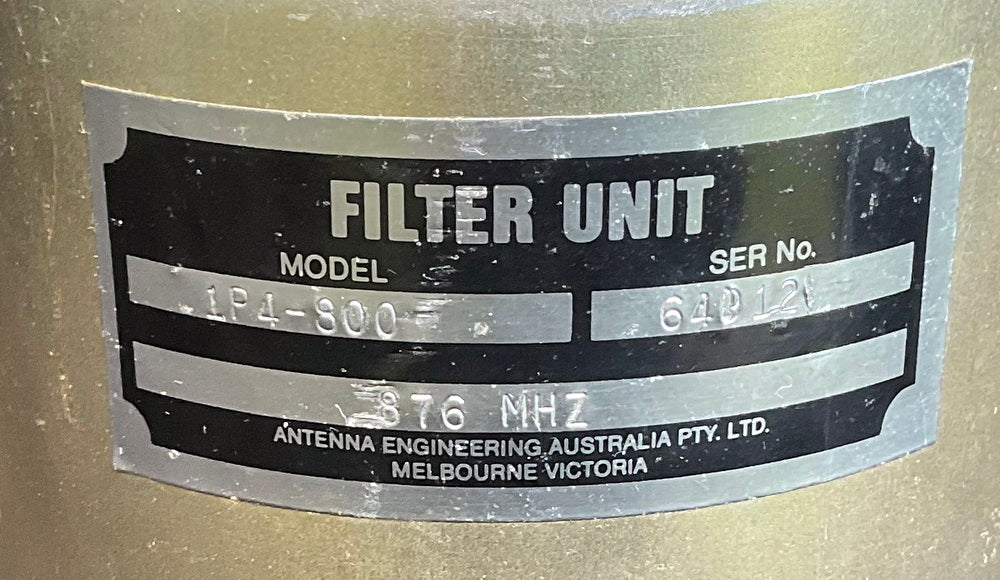 876Mhz - Duplexer - Diplexer - Filter - Cavity - Can - Antenna Filter