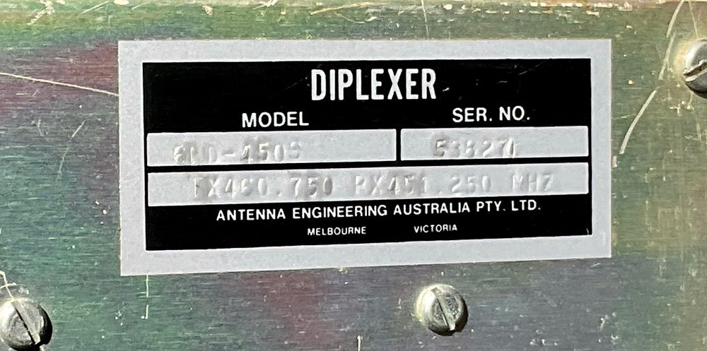 TX460.750Mhz - Duplexer - Diplexer - Filter - Cavity - Can - Antenna Filter