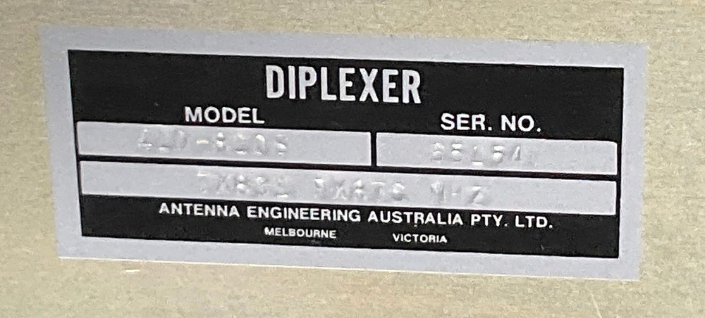 TX 831.000Mhz - Duplexer - Diplexer - Filter - Cavity - Can - Antenna Filter