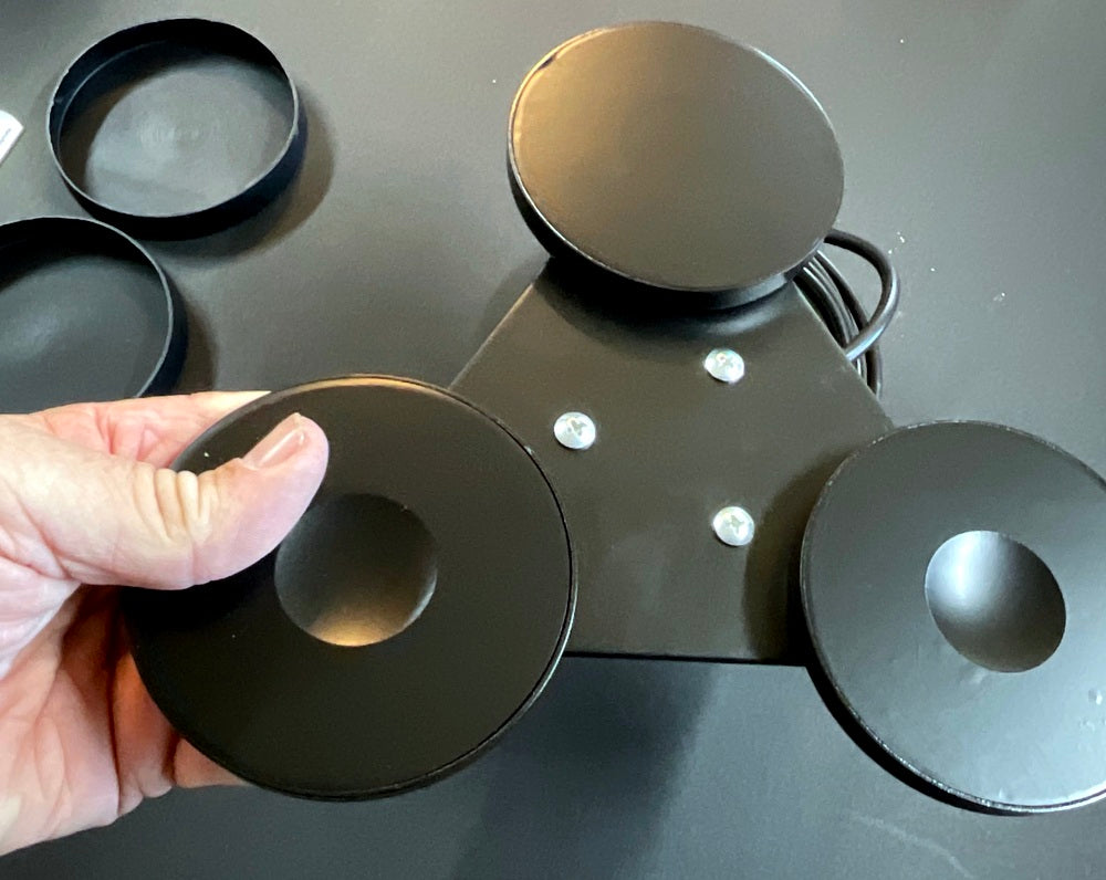 Extra Large Magnetic Base - 3 x 90mm Antenna Magenetic Base Mount