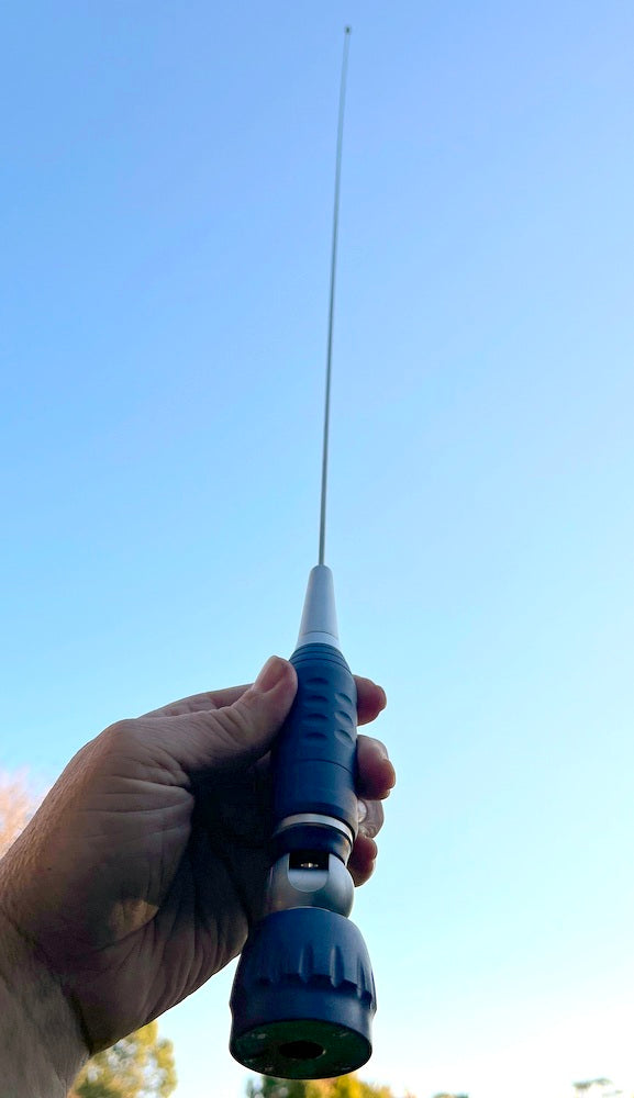 26-28Mhz CB Antenna 1.15 Meters Long With Blue Base "Turbo 1000"