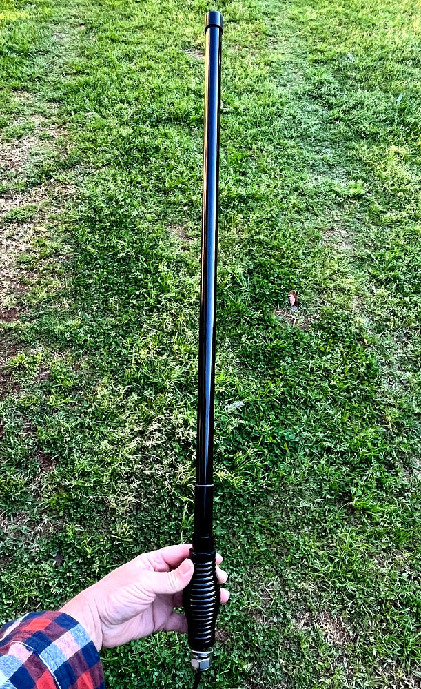 UHF CB 477Mhz Mobile Antenna With Ball Bar Mount, Spring, Cable, Plug