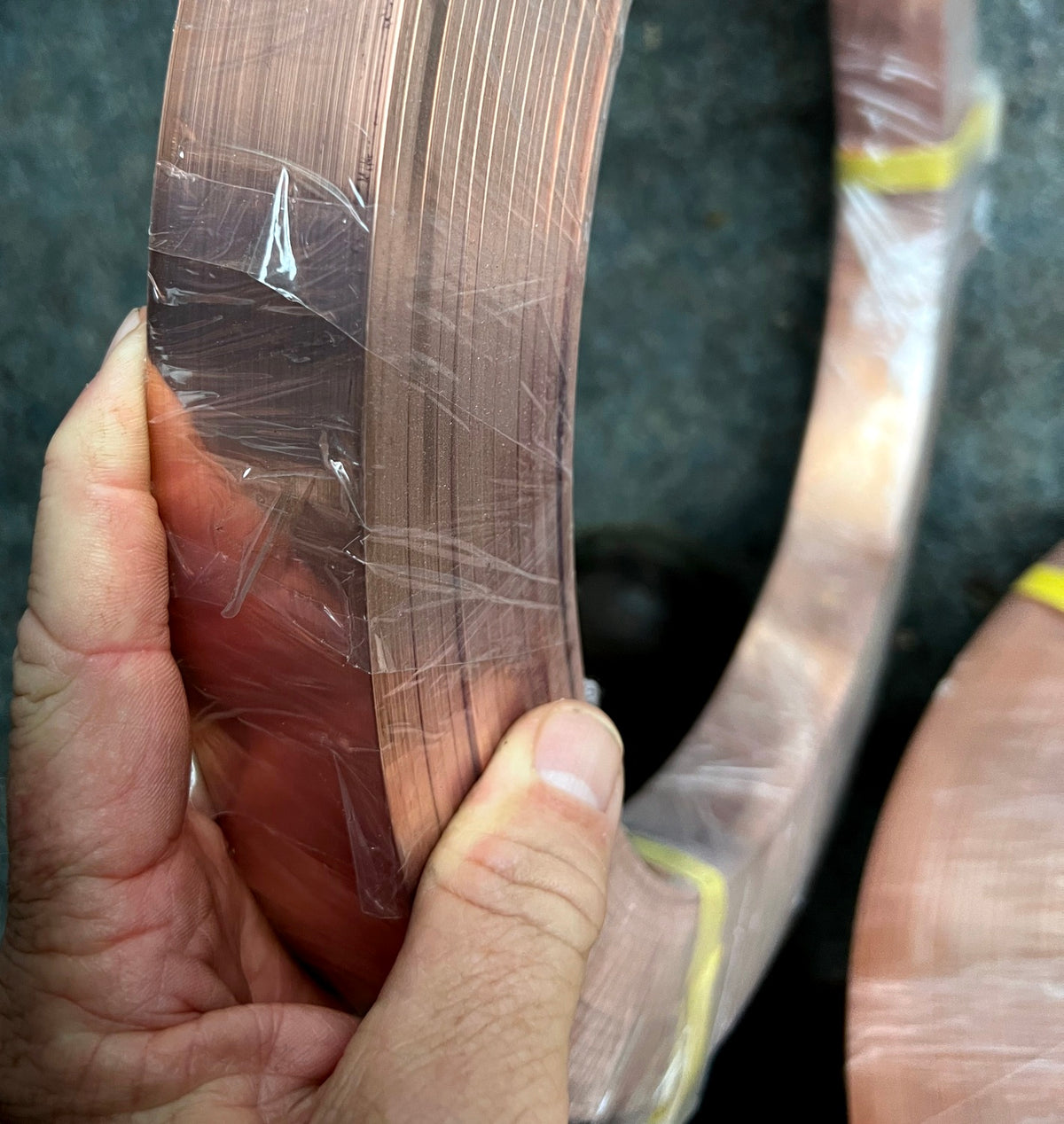 38mm x 3mm - Copper Strap - Copper Bar, SOLD PER 1 x Meter