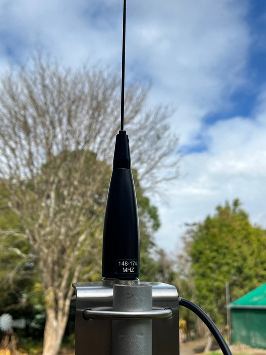 3dB Broardband No Tuning Required VHF 148-174Mhz Mobile Antenna, Cable, Plug and Adaptor