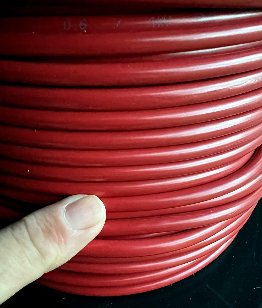 10mm "Red in Colour" Power Cable - Sold Per Metre