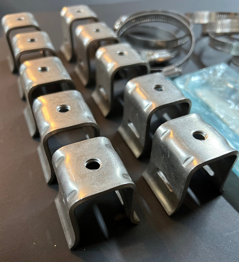 Stainless Steel Cable Support Kits - Cable Hangers - Grips