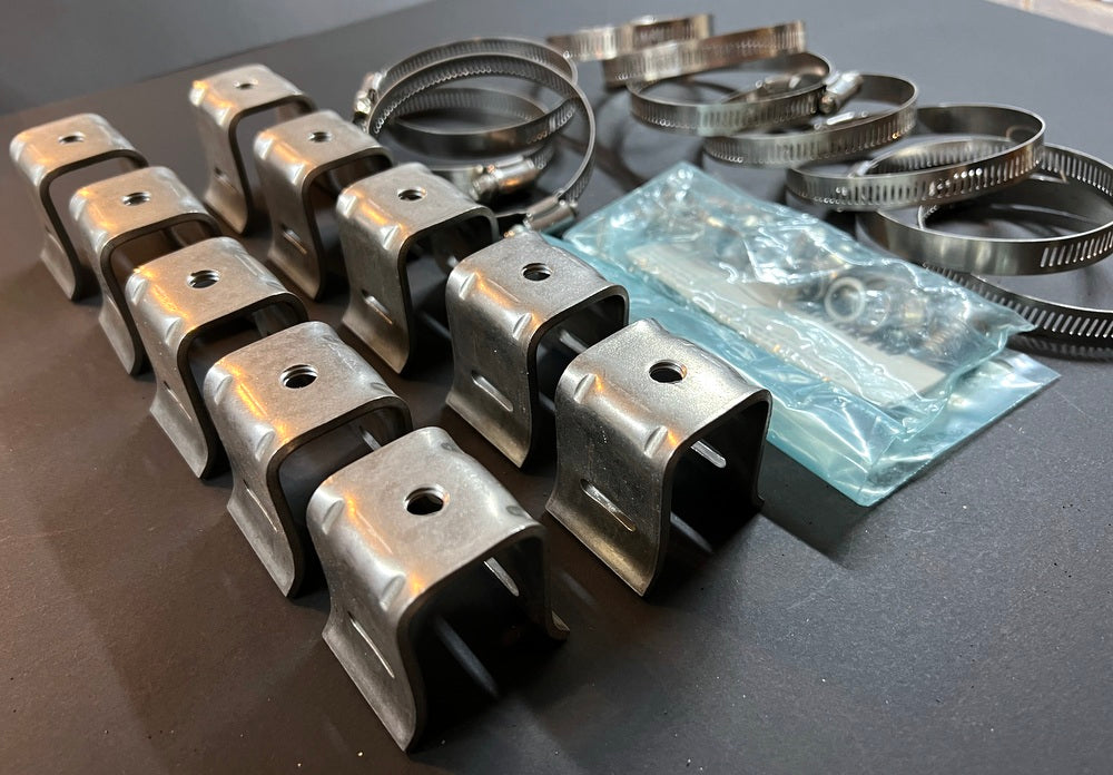 Stainless Steel Cable Support Kits - Cable Hangers - Grips