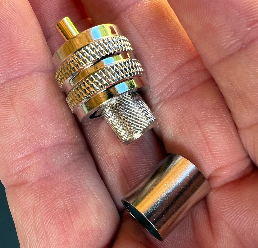 Coax Plug UHF-Male to RG213 Coax Crimp and Solder #78