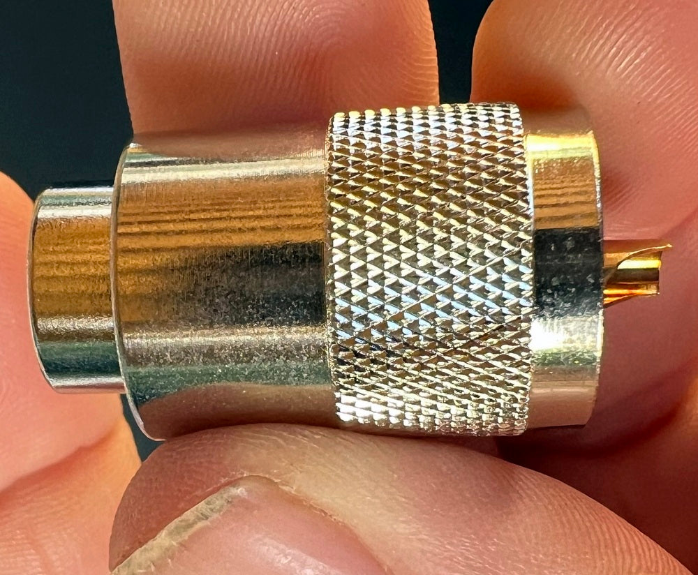 Coax Plug UHF Male5 - PL295 For RG213 Coax Screw and Solder