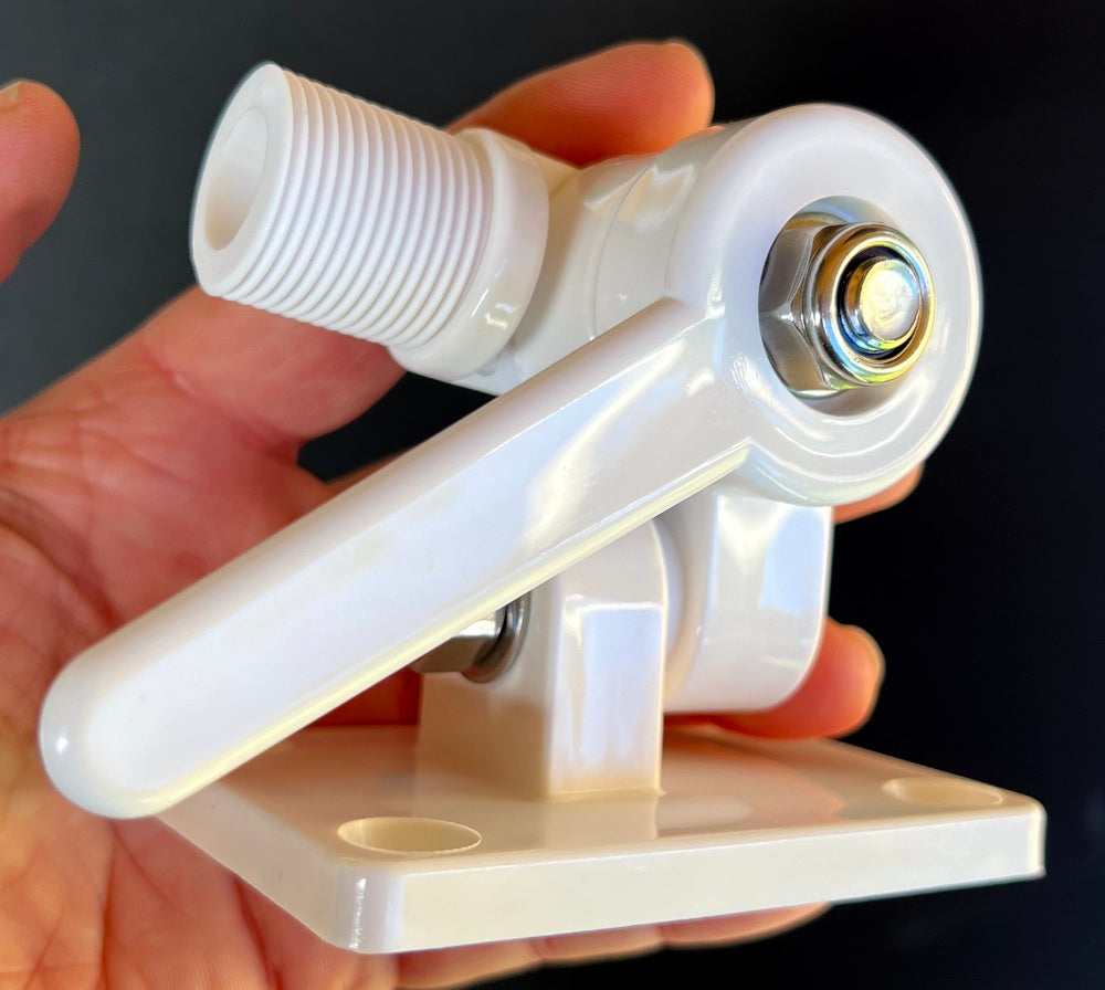 Marine Antenna Mount ABS With Ratchet Handel 4-Way Tilt
