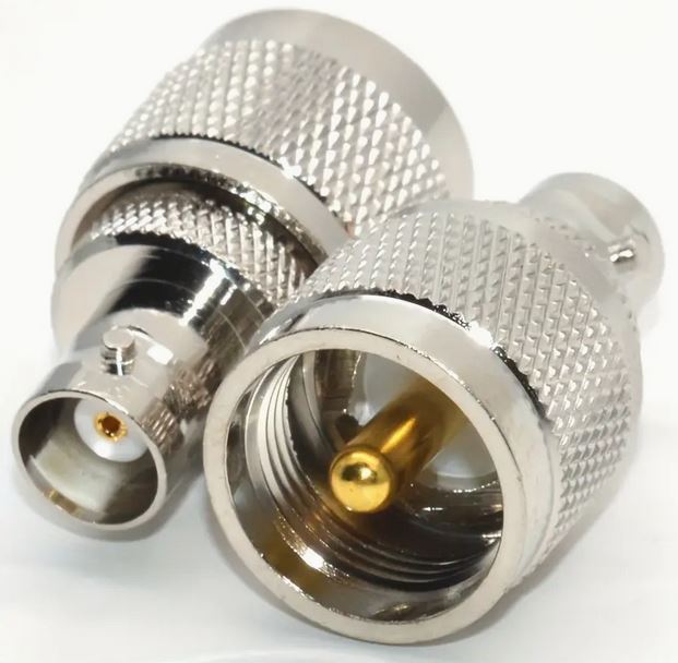 Coax Adapter PL259 Male <> BNC FMale