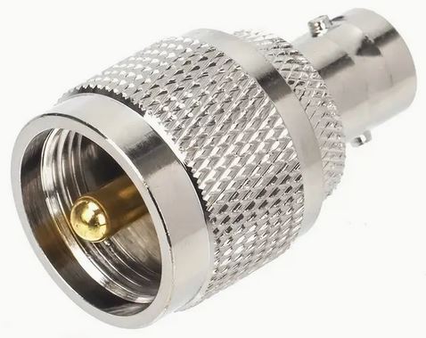 Coax Adapter PL259 Male <> BNC FMale