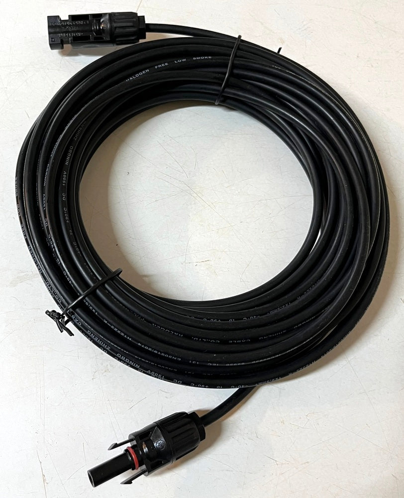 Solar Panel Pre-Made Cables With MC4 Plugs