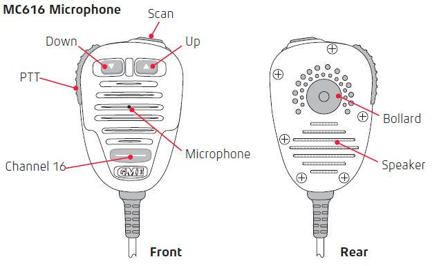Marine Radio - GME GX700B - VHF Marine Radio