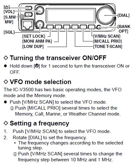 Icom IC-V3500 - Mobile VHF Radio