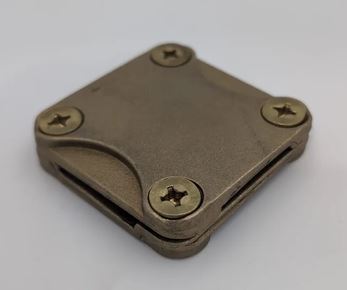 Earthing and Antenna System Parts - Copper Strap Joiner 25mmx 3mm 10 x Clamps