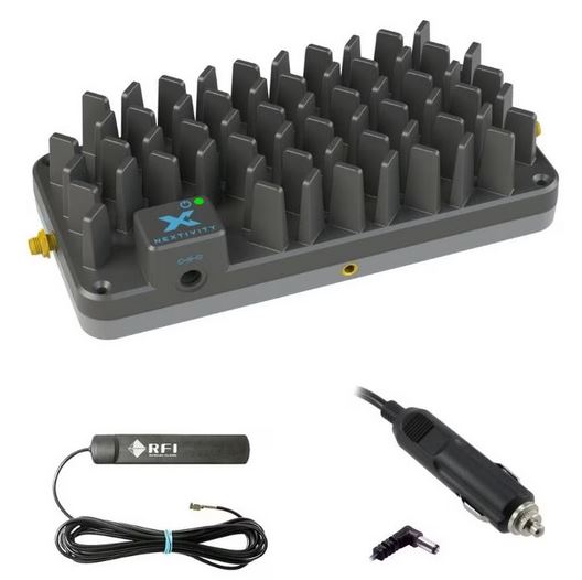 Mobile Phone Booster Device RFI R41 + Indoor Antenna + 12Volt Gigarette Plug