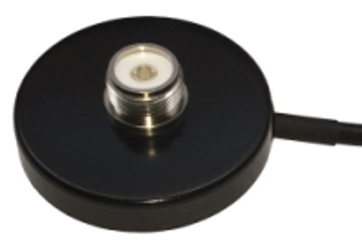 55mm Round Antenna Magenetic Base Mount, Lead, Plug and Adaptor
